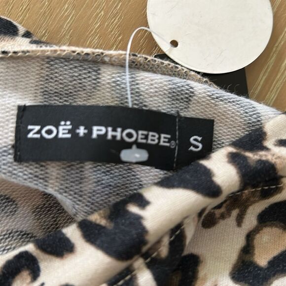 Zoe + Phoebe lounge wear set, Leopard print, Size Small, NWT - Picture 11 of 12
